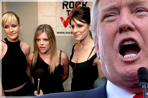The Dixie Chicks, Donald Trump (AP/Nick Ut/Carolyn Kaster/Photo montage by Salon)