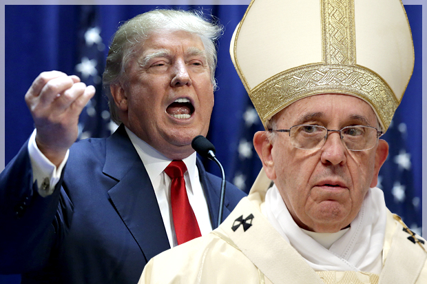Donald Trump, Pope Francis (Reuters/Brendan McDermid/Max Rossi/Photo montage by Salon)