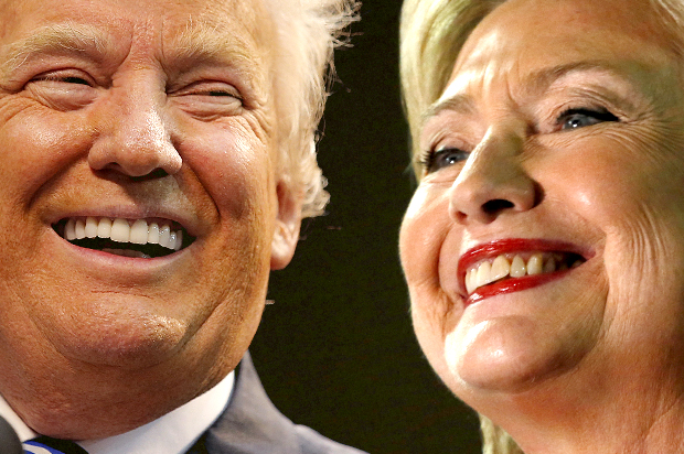 Donald Trump, Hillary Clinton (Reuters/Chris Keane/Jim Bourg/Photo montage by Salon)