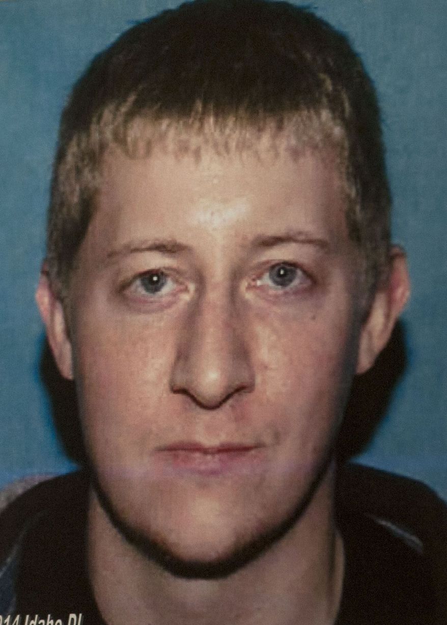 (Coeur d'Alene Police Department via Associated Press)