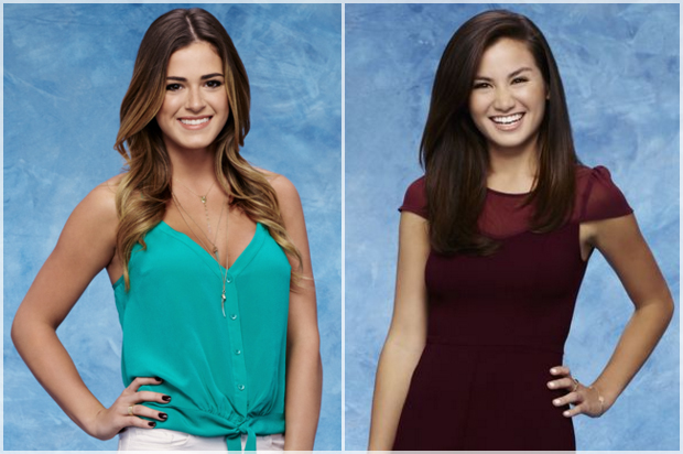 JoJo Fletcher and Caila Quinn of "The Bachelor" (ABC)