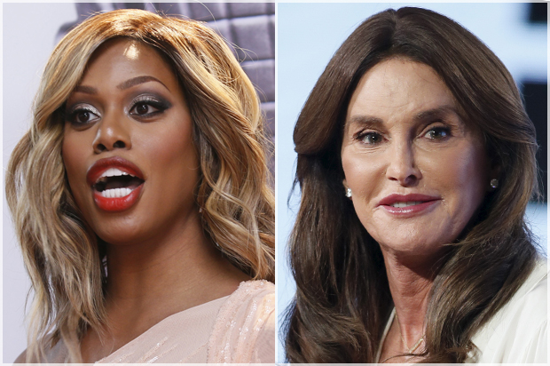 Laverne Cox, Caitlyn Jenner (Reuters/Danny Moloshok)