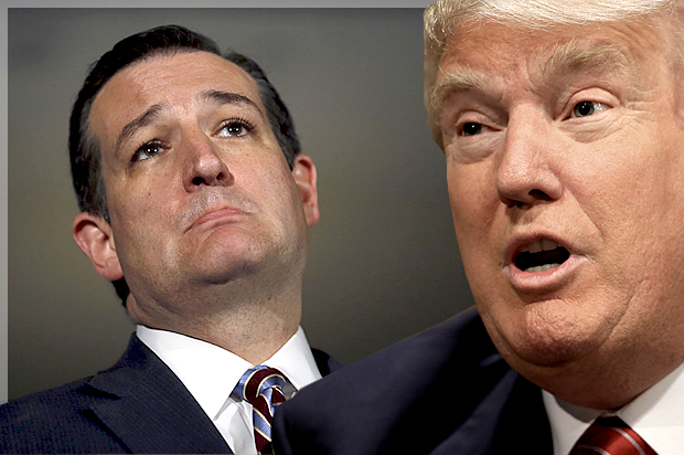 Ted Cruz, Donald Trump (Reuters/Carlos Barria/Nati Harnik/Photo montage by Salon)