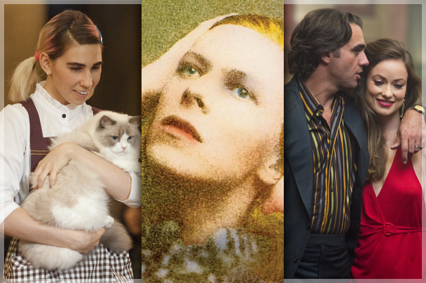 Zosia Mamet in "Girls," David Bowie's "Hunky Dory," Bobby Cannavale and Olivia Wilde in "Vinyl" (HBO/Salon)