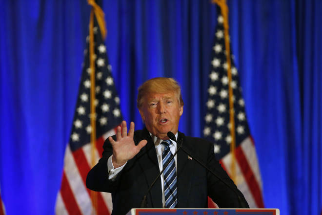 Republican presidential candidate Donald Trump (AP Photo/Brynn Anderson)