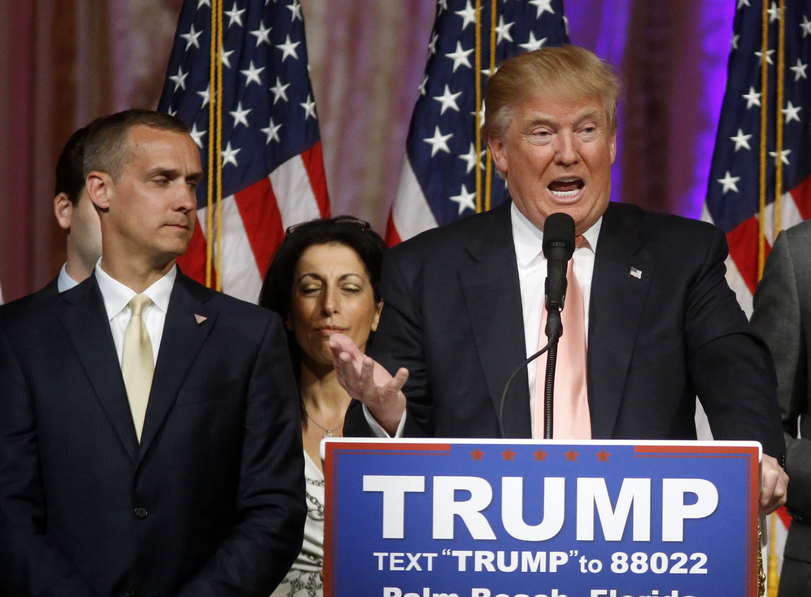Corey Lewandowski and Donald Trump (AP Photo/Gerald Herbert)