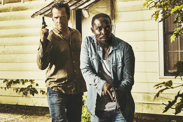 James Purefoy and Michael K. Williams in SundanceTV's "Hap And Leonard" (SundanceTV)
