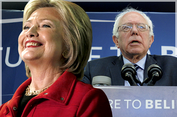 Hillary Clinton, Bernie Sanders (Reuters/Jim Bourg/Mark Kauzlarich/Photo montage by Salon)