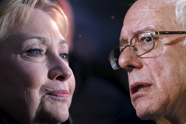 Hillary Clinton, Bernie Sanders (Reuters/Brian Snyder/Jonathan Ernst/Photo montage by Salon)