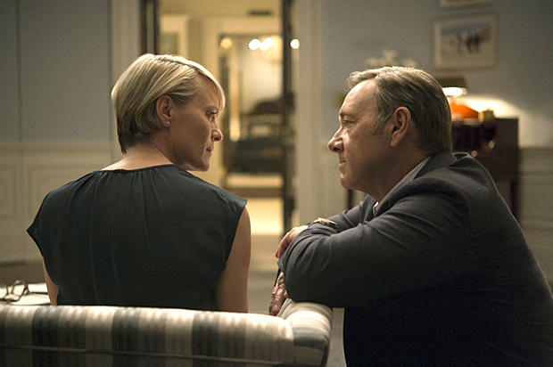 Robin Wright and Kevin Spacey in "House of Cards" (Netflix)