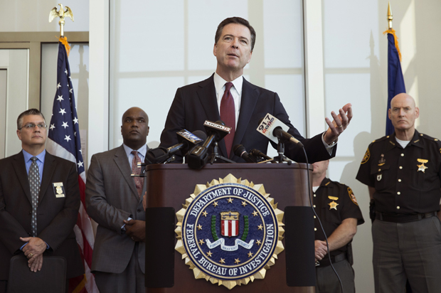 FBI Director James Comey. (AP/John Minchillo)