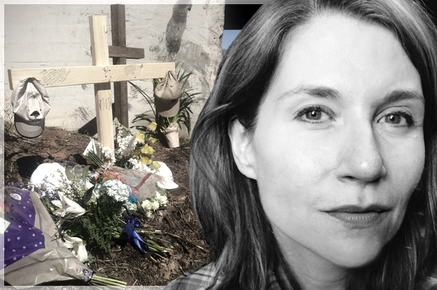 Jennifer Haigh; A roadside memorial for Aubrey McClendon at the site of his fatal automobile accident in Oklahoma City. (Rob Arnold/Reuters/Heide Brandes/Salon)