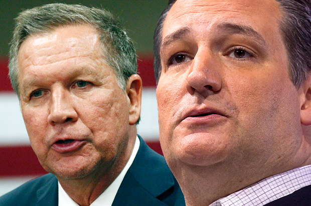John Kasich, Ted Cruz (AP/Rogelio V. Solis/Jeff Malet, maletphoto.com/Photo montage by Salon)