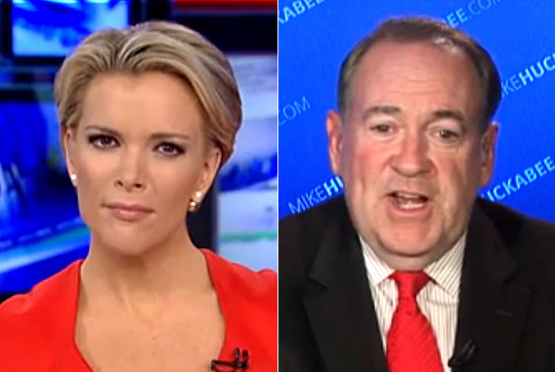 Megyn Kelly, Mike Huckabee (Credit: Fox News)