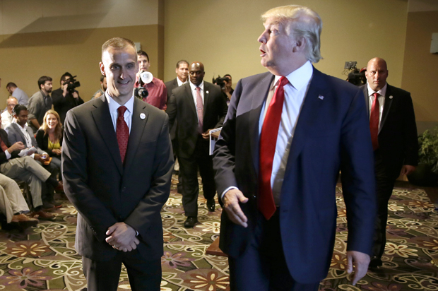 Corey Lewandowski, Donald Trump (AP/Charlie Neibergall)
