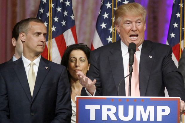 Corey Lewandowski, Donald Trump (AP/Gerald Herbert)