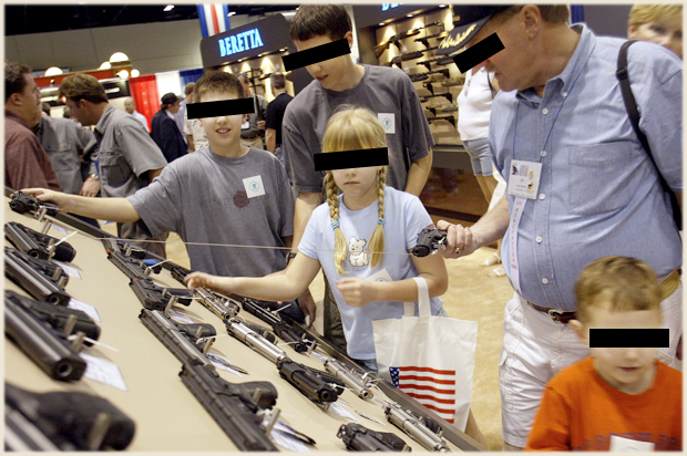 National Rifle Association Meeting in Orlando, Florida, April 27, 2003. The
National Rifle Association had plenty to celebrate at its annual convention
on Sunday: a gun-friendly president and Congress it helped elect, a robust
membership of four million and a real shot at eliminating its most hated law
- the ban on assault weapons.   PP03040078   REUTERS/Shannon Stapleton SS/HB

NRA - RTRMIKI (Reuters/Shannon Stapleton/Salon)