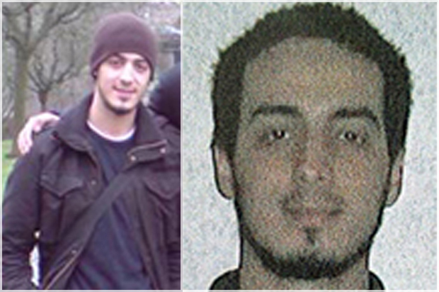 Najim Laachraoui, in an undated combination photo provided by the Belgian Federal Police. (AP/Belgian Federal Police)