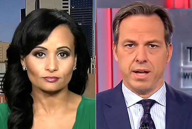 Katrina Pierson, Jake Tapper (Credit: CNN)