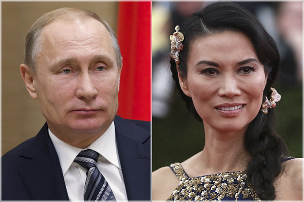 Vladimir Putin, Wendi Deng (Reuters/Ivan Sekretarev/Andrew Kelly)