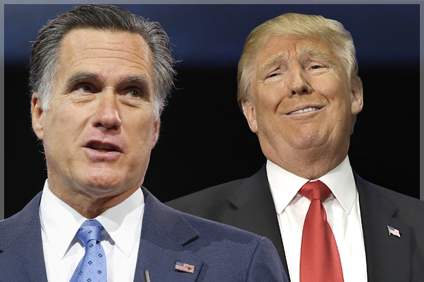 Mitt Romney, Donald Trump (Reuters/Jonathan Ernst/AP/LM Otero/Photo montage by Salon)