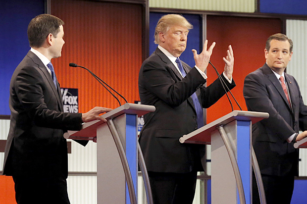 Marco Rubio, Donald Trump, Ted Cruz (Reuters/Jim Young)