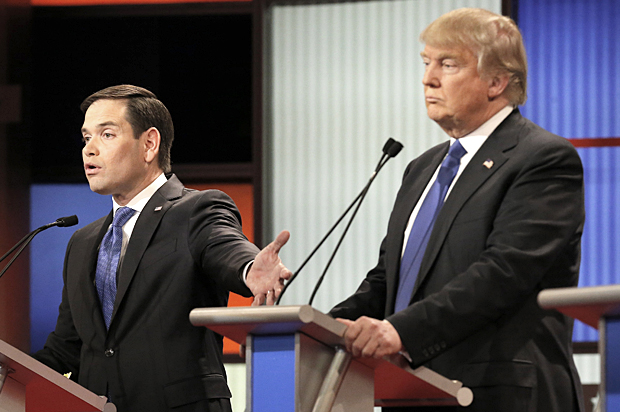 Marco Rubio, Donald Trump (Reuters/Jim Young)