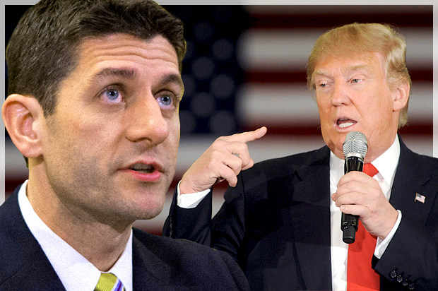 Paul Ryan, Donald Trump (AP/J. Scott Applewhite/Reuters/Mark Kauzlarich/Photo montage by Salon)