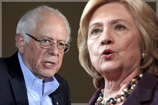 Bernie Sanders, Hillary Clinton (Reuters/Mary Schwalm/Mark Kauzlarich/Photo montage by Salon)