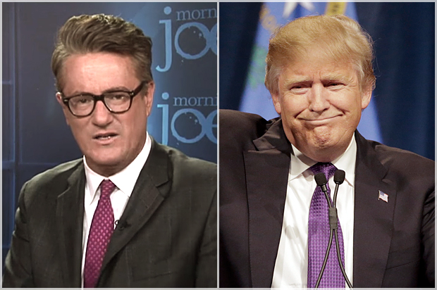 Joe Scarborough, Donald Trump (MSNBC/AP/Jae C. Hong)