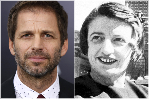 Zack Snyder, Ayn Rand (Reuters/Lucas Jackson/AP)