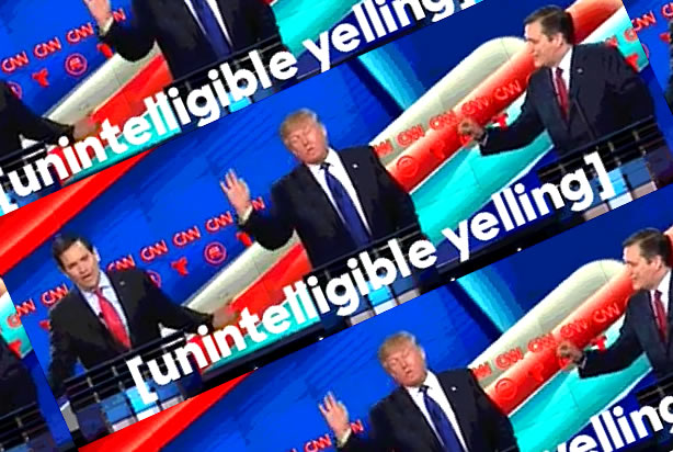 Donald Trump, Marco Rubio, Ted Cruz (Credit: Hillary Clinton)