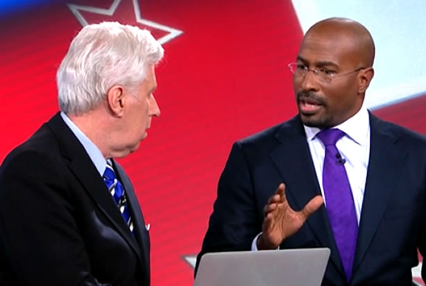 Van Jones, Jeffrey Lord (Credit: MSNBC)