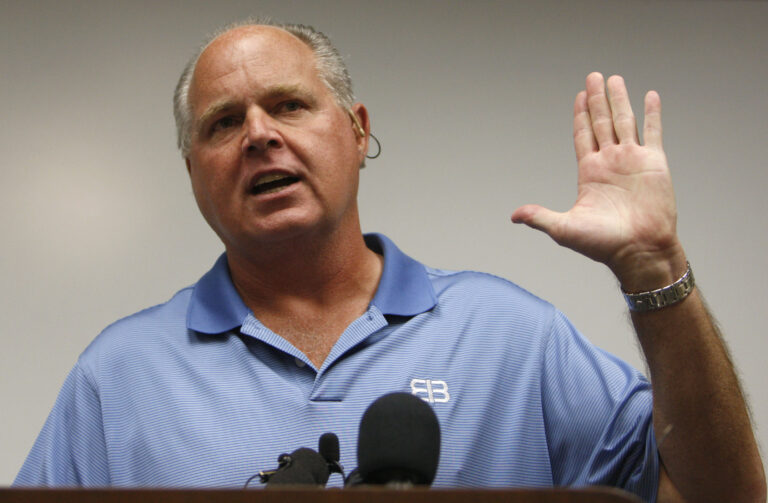 Conservative talk show host Rush Limbaugh (AP/Chris Carlson)