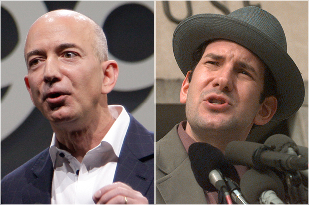 Jeff Bezos, Matt Drudge (AP/Reed Saxon/<a href='http://www.shutterstock.com/gallery-64736p1.html'>lev radin</a> via <a href='http://www.shutterstock.com/'>Shutterstock</a>)