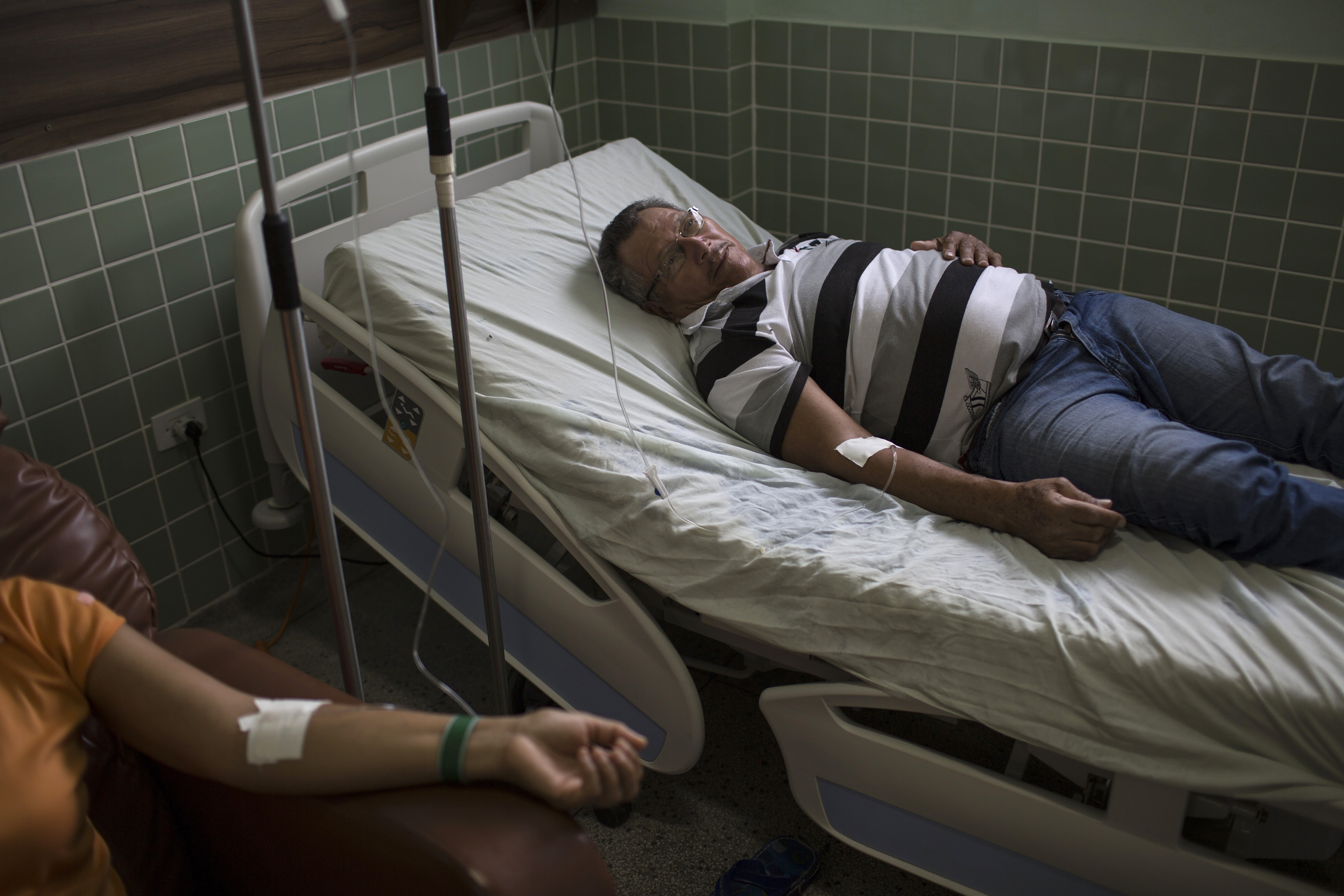 FILE - In this Feb. 7, 2016 file photo, patients suffering Zika, dengue or chikungunya symptoms are treated at the emergency hospital in Monteiro, Brazil.  (AP Photo/Felipe Dana, File) (AP)