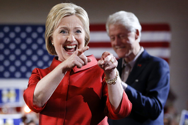 Hillary and Bill Clinton (AP/John Locher)