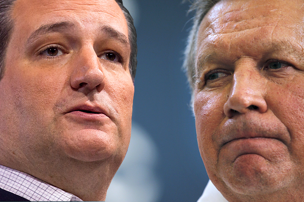Ted Cruz, John Kasich (Jeff Malet, maletphoto.com/Reuters/Carlos Barria/Photo montage by Salon)