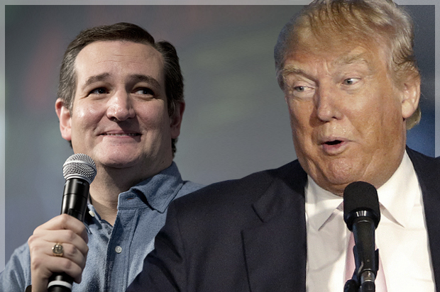 Ted Cruz, Donald Trump (AP/Mary Altaffer/Gene J. Puskar/Photo montage by Salon)