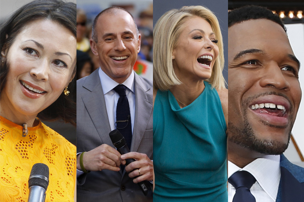 Ann Curry, Matt Lauer, Kelly Ripa, Michael Strahan (Reuters/Brendan McDermid/Lucas Jackson/Mario Anzuoni/Lucy Nicholson)