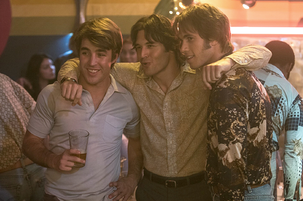 Temple Baker, Ryan Guzman and Blake Jenner in "Everybody Wants Some" (Paramount Pictures)