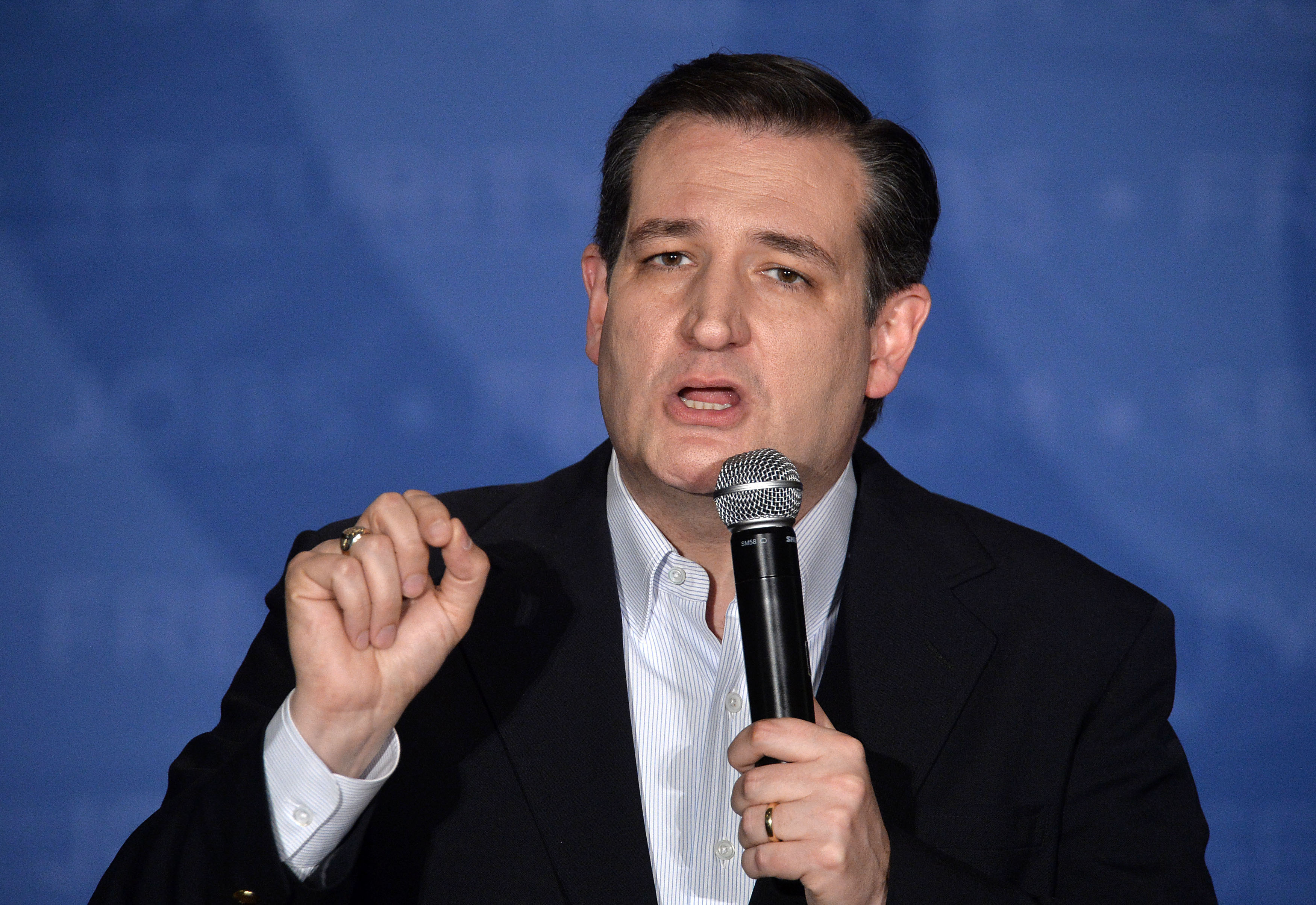 Republican presidential candidate Sen. Ted Cruz speaks during a campaign stop in Millcreek Township, Erie County, Pa., Wednesday, April 13, 2016. (Christopher Millette/Erie Times-News via AP)  MANDATORY CREDIT; MAGS OUT (AP)