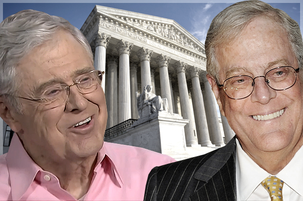 Charles Koch, David Koch (MSNBC/AP/Evan Agostini/<a href='http://www.shutterstock.com/gallery-869878p1.html'>M DOGAN</a> via <a href='http://www.shutterstock.com/'>Shutterstock</a>/Photo montage by Salon)