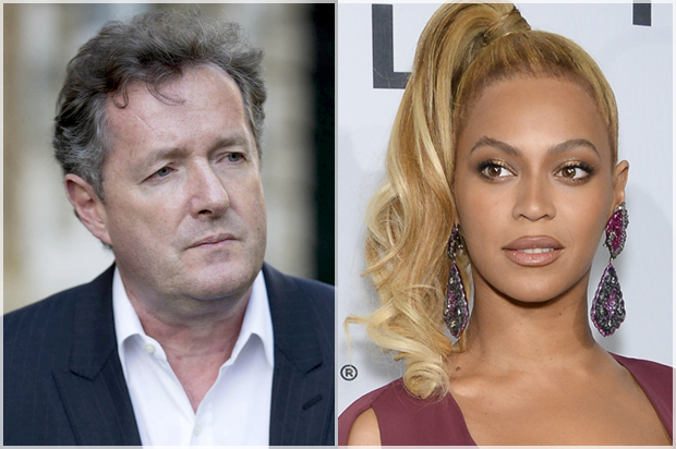 Piers Morgan, Beyoncé (Reuters/Andrew Burton/AP/Evan Agostini)