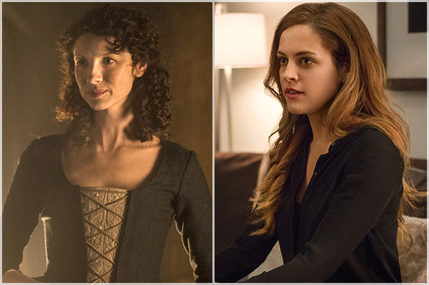 Caitriona Balfe in "Outlander," Riley Keough in "The Girlfriend Experience" (Sony Pictures Television, Inc./Starz)