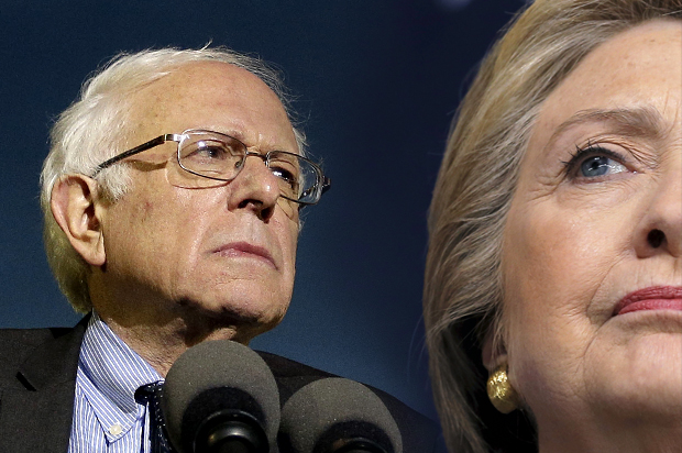 Bernie Sanders, Hillary Clinton (AP/Julie Jacobson/Reuters/Jim Young/Photo montage by Salon)