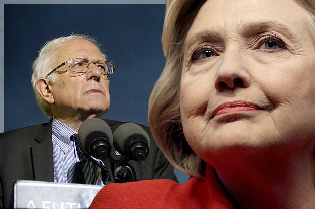Bernie Sanders, Hillary Clinton (AP/Julie Jacobson/Reuters/Mike Segar/Photo montage by Salon)