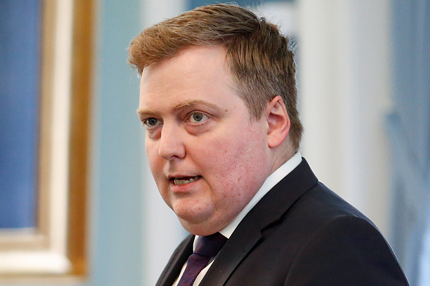 Sigmundur David Gunnlaugsson (AP/Brynjar Gunnarsson)