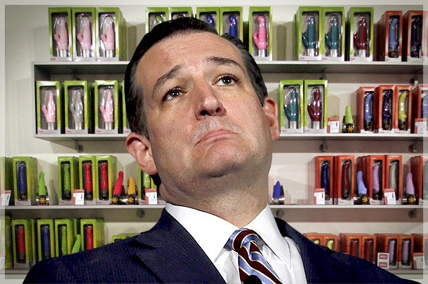 Ted Cruz; dildos (Reuters/Carlos Barria/Tobias Schwarz/Photo montage by Salon)
