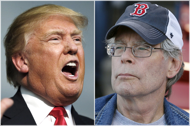 Stephen King, Donald Trump (Reuters/Jim Bourg/AP/Michael Dwyer)